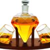 Deluxe Diamond Decanter Set - Whiskey decanter